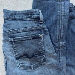 7 For All Mankind Indigo Denim Jeans